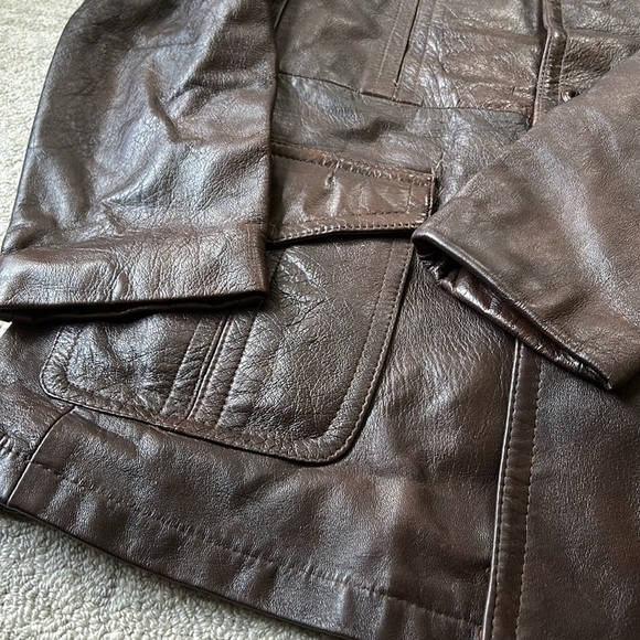 Vintage Mac Mor Leather Jacket 38 - Picture 3 of 7